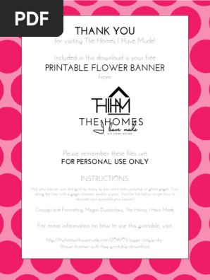 Printable-Flower-Banner