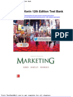 Full Download Marketing Kerin 12th Edition Test Bank PDF Full Chapter