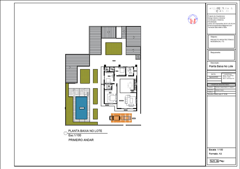 Planta Baixa do Primeiro Andar | PDF