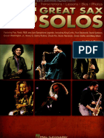 25 Great Sax Solos - Eric J. Morones - BB and Eb Instruments