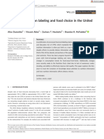 Obesity Science Practice - 2019 - Dumoitier - A Review of Nutrition Labeling and Food Choice in The United States