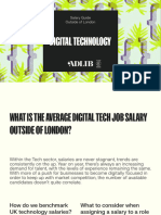 Digital Technology Permanent Salary Guide Outside London