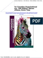 Full Download Test Bank For Canadian Organizational Behaviour 10th Edition Steven Mcshane Kevin Tasa PDF Full Chapter