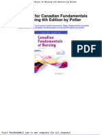 Full Download Test Bank For Canadian Fundamentals of Nursing 6th Edition by Potter PDF Full Chapter