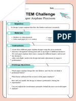 White Beige Blue Stem Challenge Intermediate Worksheet