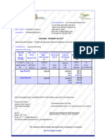 Renewal Premium Receipt Received With Thanks ' 9,845.66 Through Payment Gateway Over The Internet From