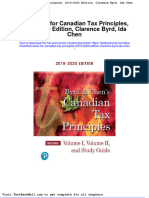 Full Download Test Bank For Canadian Tax Principles 2019 2020 Edition Clarence Byrd Ida Chen PDF Full Chapter