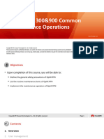 04 OptiX RTN 300&900 Common Maintenance Operations (Customized)