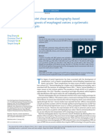 Accuracy of 2D and Point Shear Wave Elastography-Based Measurment For Diagnossi of Esophageal Varices A Systemic Review and Meta Analisis