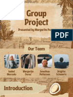 Group Project: Presented by Margarita Perez