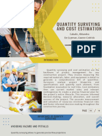 Quantity Surveying and Cost Estimation