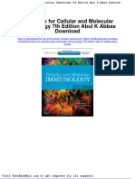 Full Download Test Bank For Cellular and Molecular Immunology 7th Edition Abul K Abbas Download PDF Full Chapter