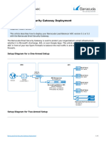 Barracuda Email Security Gateway Deployment