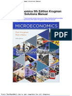 Full Download Microeconomics 5th Edition Krugman Solutions Manual PDF Full Chapter