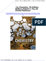 Full download Test Bank for Chemistry 7th Edition John e Mcmurry Robert c Fay Jill Kirsten Robinson pdf full chapter