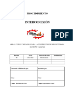 Procedimiento Interconexión