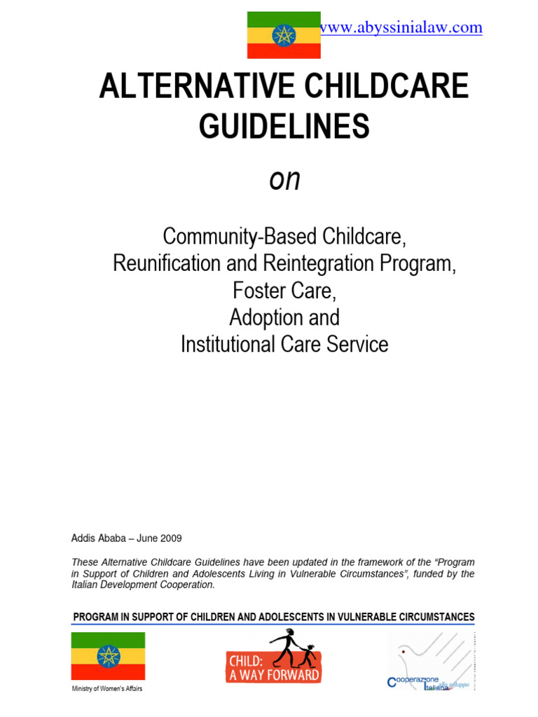 School Age Childcare Guidelines