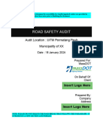 Road Safety Audit Report Template