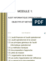 Cours Audit Informatique Module 1