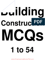 Building Construction MCQs 1 To 54