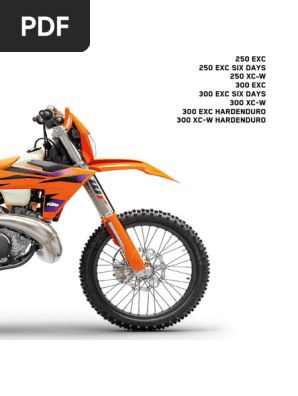 2024 KTM 250-300 EXC TBI Repair Manual | PDF