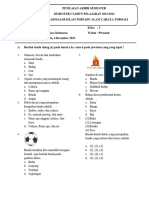 15 Soal Pas B. Indonesia KLS 3 SMSTR I 2023