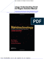 Full Download Nanotechnology Understanding Small Systems 3rd Rogers Solution Manual PDF Full Chapter