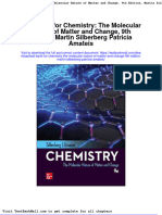 Full Download Test Bank For Chemistry The Molecular Nature of Matter and Change 9th Edition Martin Silberberg Patricia Amateis PDF Full Chapter