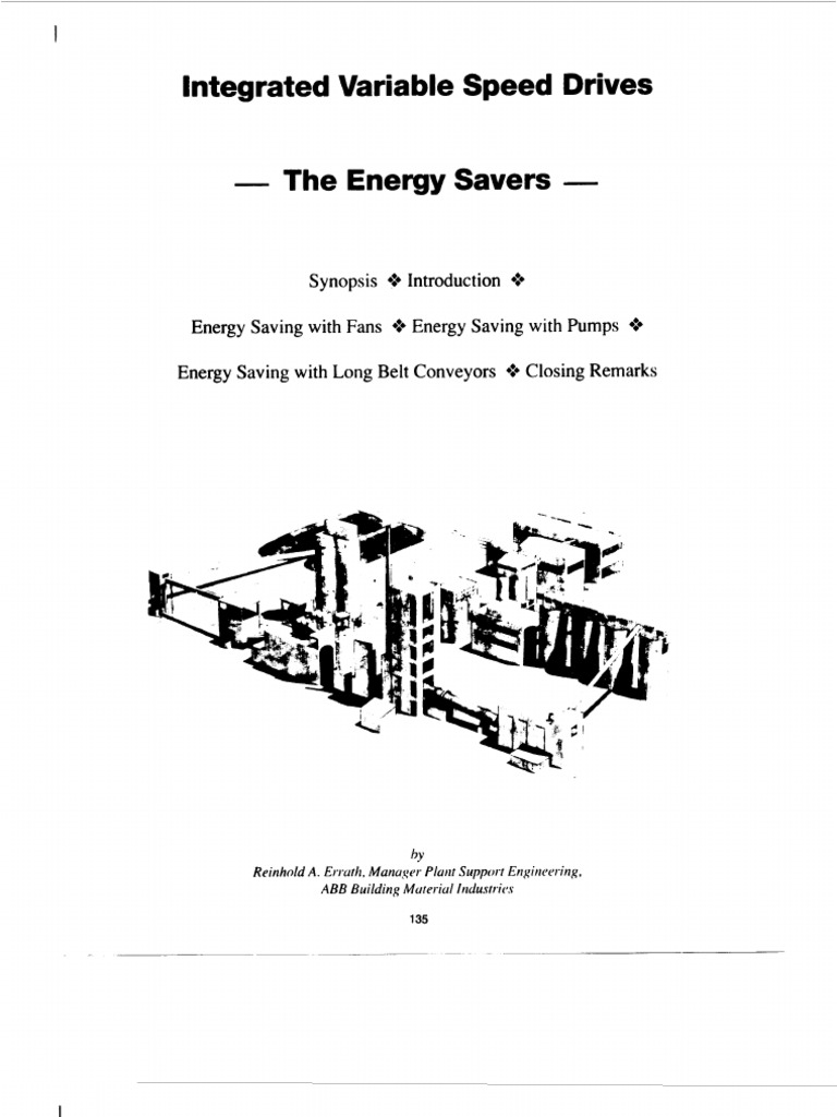 Energy Savings with Variable Speed Drives | PDF | Pump | Power Inverter