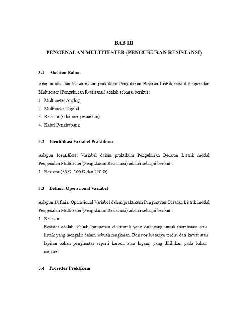 Bab Iii | PDF | Metode & Bahan Ajar | Sains & Matematika
