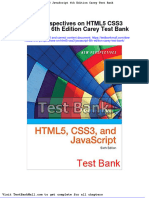 Full Download New Perspectives On Html5 Css3 Javascript 6th Edition Carey Test Bank PDF Full Chapter