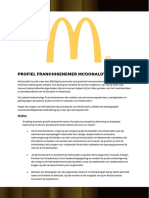 Profiel Franchisenemer McDonalds