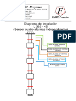 FAMIL Proyectos - Diagrama de Instalación L385 4 Alarmas