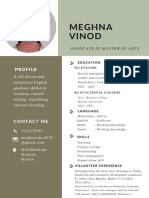 Meghna's Resume