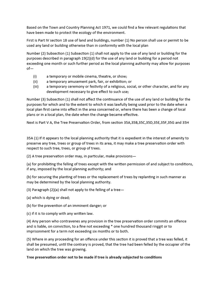 Based On The Town and Country Planning Act 1971 PDF Common Law