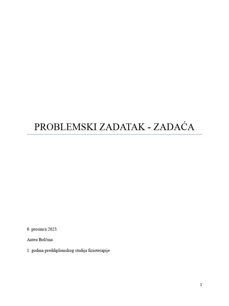 Zadaća, Fizika | PDF