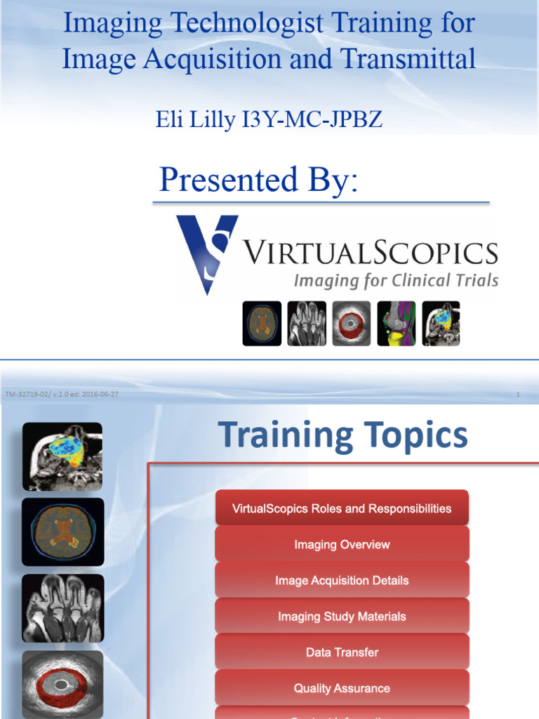Imaging Technologist Presentation v1 1 | PDF | Medical Imaging ...