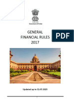 Compilation of amendments in GFRs, upto 31.07.2023