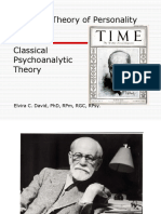 Freudian Theory of Personality Classical Psychoanalytic Theory