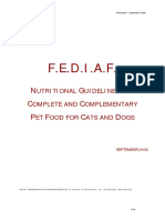 FEDIAF Nutritional Guidelines - September 2008