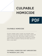Culpable Homicide