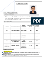 Sujith Biodata Electrical New 2023