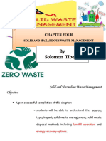 Chapter Four-Soild and Hazardous Waste Management