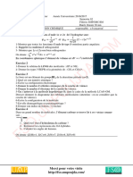 Liaisons Chimique Examen 01