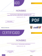 Diploma Adolfo Paez