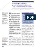 Taking Charge of Eczema Self-Management: A Qualitative Interview Study With Young People With Eczema