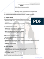 Edexcel Business Full Notes-Unit 1