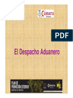 El Despacho Aduanero