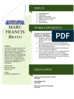 Resume - Bravo, Marc Francis
