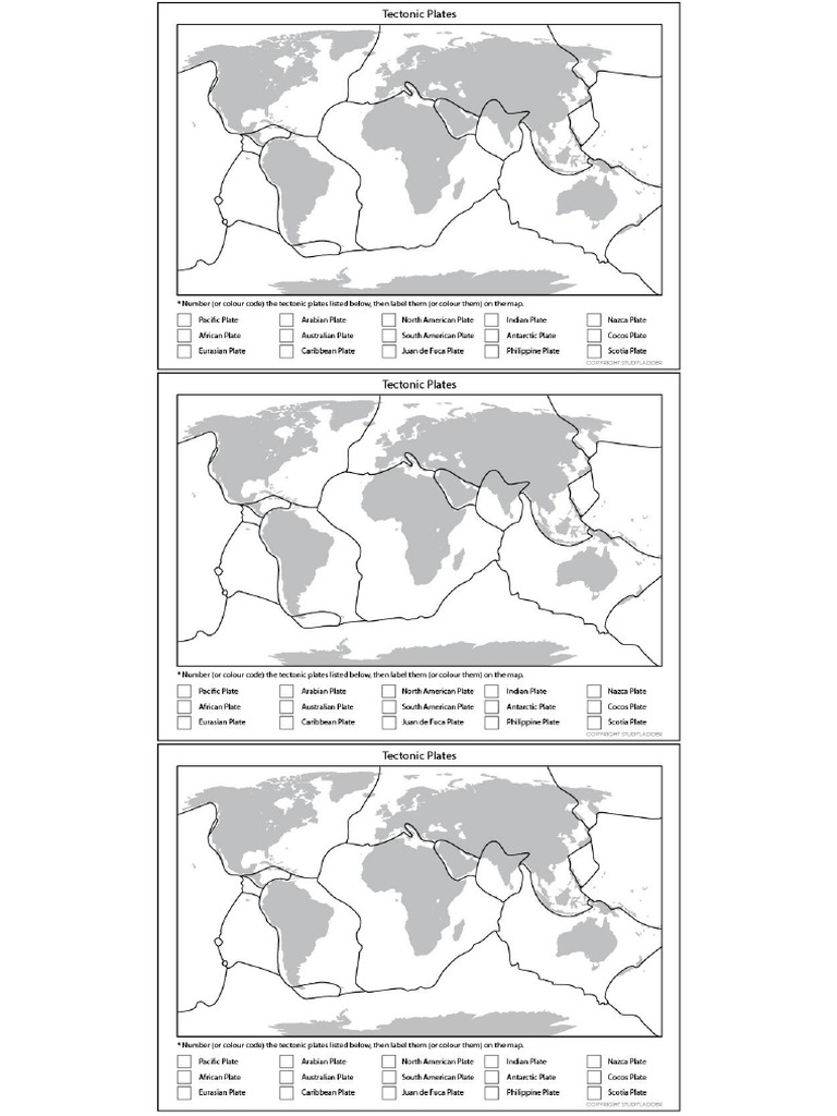 Tectonic Plates PDF
